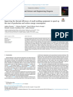 Improving The Thermal Efficiency of Small Molding Equipment To Speed Up The Start of Production and Reduce Energy Consumption