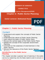 Chapter 2 Public Sector Planning