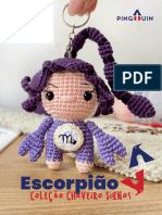 EBOOK - AMIGURUMI Chaveiro Escorpião em Crochê Com o Fio Bellinha