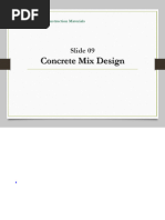 9 - Concrete Mix Design