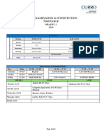 2024 Oct-Nov NSC Final Examination & Intervention Timetable