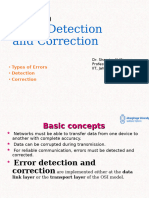 Error Detection and Correction