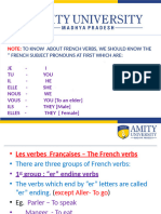 Verbes-Être, Avoir, Aller, S'appeler 'Er'Groupe