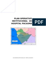 Plan Operativo Institucional 2013