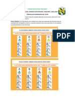 Formas de Expresión Del Voto