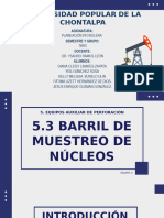 Barril de Muestreo de Nucleos