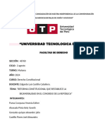 Derecho Constitucional - Tarea Academica