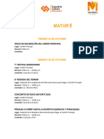 Festival Mature 2024 Programa