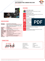 B450 Gaming Pro Carbon Max Wifi