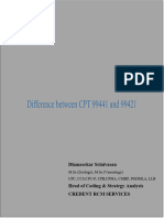 Difference Between CPT 99441 and 99421