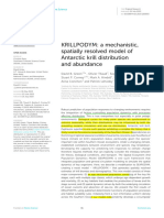 KRILLPODYM A Mechanistic, Spatially Resolved Model of Antarctic Krill Distribution and Abundance