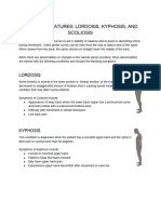 Spinal Curvatures: Lordosis, Kyphosis, and Scoliosis