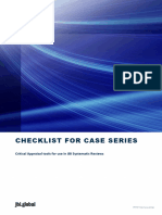 Checklist For Case Series