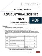 SSC Agricultral Science 2021