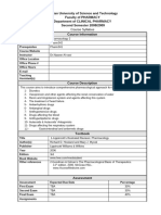 Syllabus Form - Doc Pharmacology2