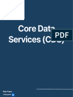 SAP Core Data Services CDS