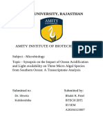 MICROBIOLOGY ASSIGNMENT-1 (REVIEW) - Bhakti R. Patel - BTECH (BT) III SEM - A20204123007