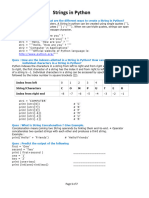 String Datatype in Python