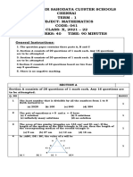 X Maths WC QP