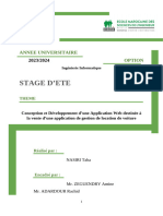 Rapport de Stage D'ete