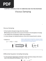 Chapter 1.3 - Viscous Damping