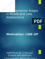 Lesson 3 Developmental Stages in Middle and Late Adolescenes