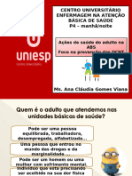 Saúde Do Adulto Na ABS - Ações de Prevenção Das DCNT