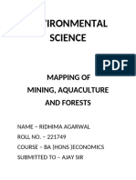 Environmental Science: Mapping of Mining, Aquaculture and Forests