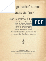 1917 - Estratagema de Cisneros en La Batalla de Oran