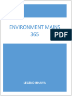 Environment Mains365 @LEGENDBHAIYA