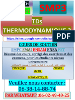 °°SMP3 TDs THERMODYNAMIQUE 2 FPL-LAARCH 20-21