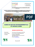 Benin Projet Prodefilav-Pel Cges Resume Du Rapport Final 18dec19