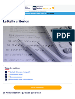 Le Kelly Criterion: Bonus