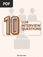 10 Most Asked LLM Interview Questions