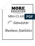 Business Statistics