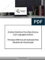 3 - Principais Metricas de Avaliacao para Modelos de Classificacao