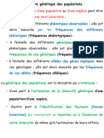 Structure Genetique Des Populations - Septembre 2023