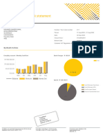 TymeBank Personal Bank Statement Aug