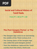 Social and Cultural History of Tamil Nadu From 4th - 9th C