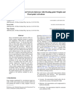 Deep Convolutional Neural Network Inference With Floating-Point Weights and