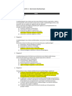 Avaliação On-Line 2 (AOL 2) - Questionário Epidemiologia