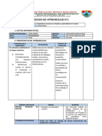 Sesion de Aprendizaje Comunicacion 28 - 29 de Octubre 2024