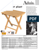 Tabouret Pliant