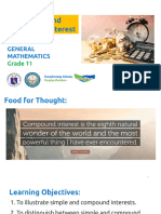 Gen Math - Simple and Compound Interest