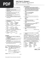 HighNote1 Unit Language Test Unit02 GroupA 3