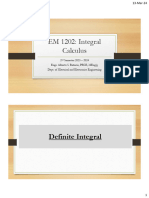 EM 1202 Lecture 4 Definite Integral 4 Upload REV1