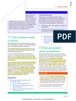 Transport in Plants