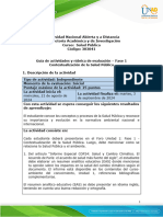 Fase 1 - Contextualización de La Salud Pública