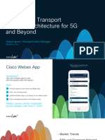 BRKSPG-2133 - Evolution of The Transport Network Architecture For 5G and Beyond (Transport Network Slicing)