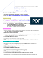 Grammar Rules English I and II